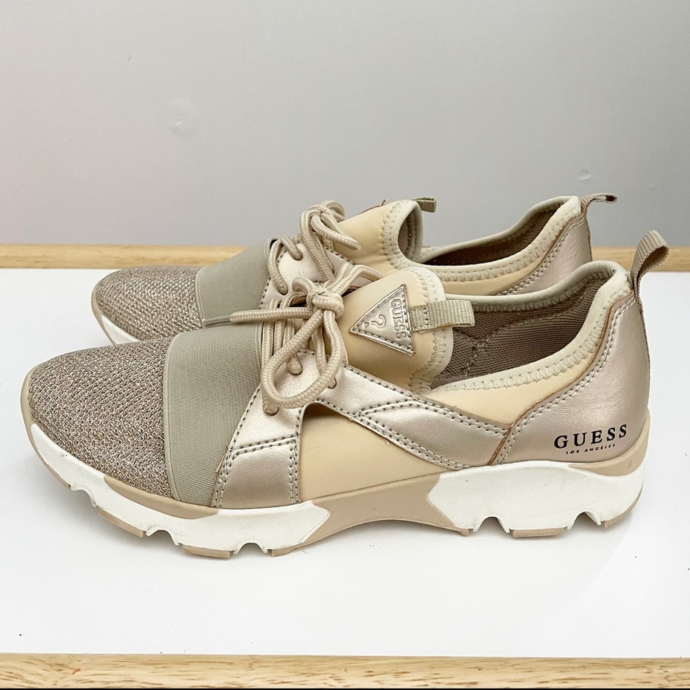 Guess Stretch Sneakers - Gold